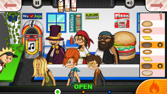 Browser Games - Papa's Burgeria - Burger Elements - The Spriters Resource