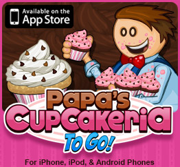 Flipline Studios - Papa's Cupcakeria To Go is here! Take advantage of the  50% off launch sale while it lasts! iPhone.   Android  ..