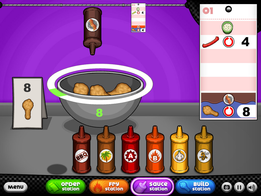 Papa's Wingeria HD for the iPad, Android, Kindle Fire, and more!