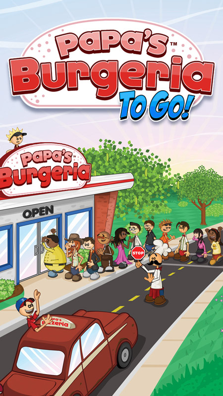 Papa's Burgeria To Go! for iPhone, iPod Touch, and Android phones