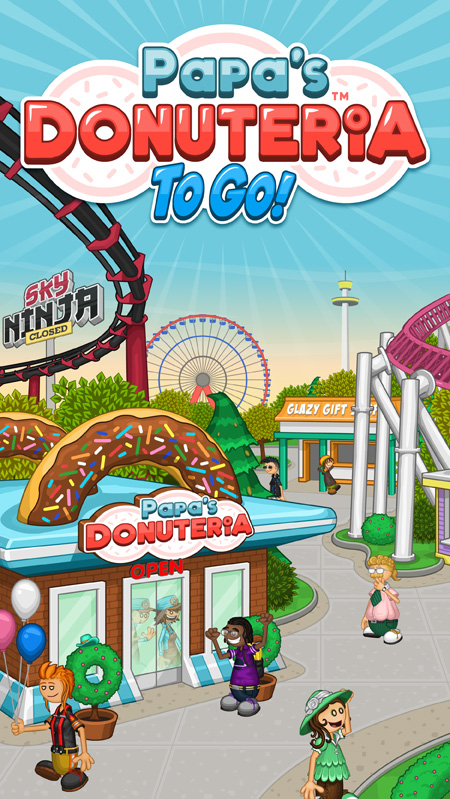 ESTOU VENDENDO DONUTS - Papa's Donuteria! 