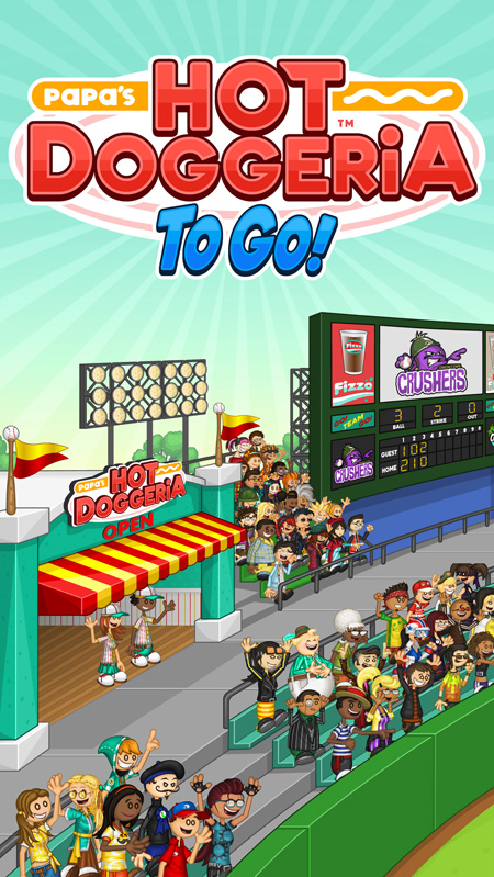 Flipline Studios - Papa's Hot Doggeria To Go! Get it now for iPhone and  Android Phones. iPhone:  Android