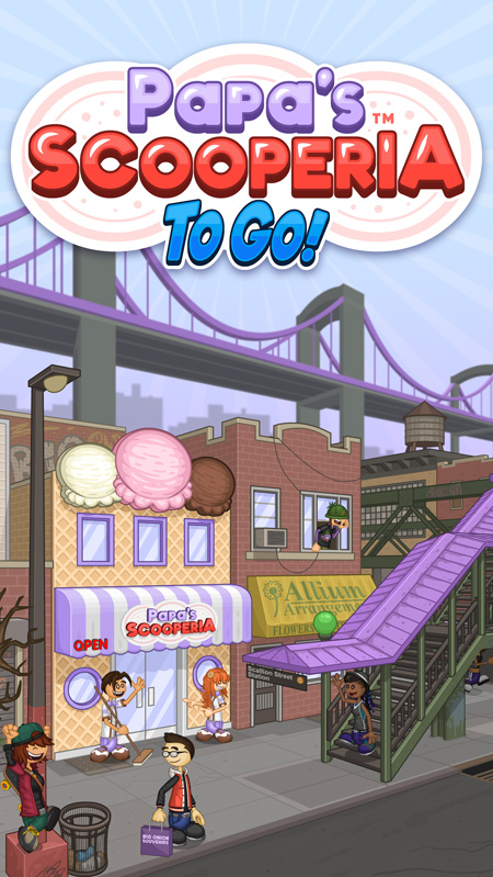 Papa Louie Brasil - PAPA'S SCOOPERIA TO GO! PARA SMARTPHONES ANDROID,  IPHONES E  FIRE *DOWNLOAD ANDROID:  IPHONE