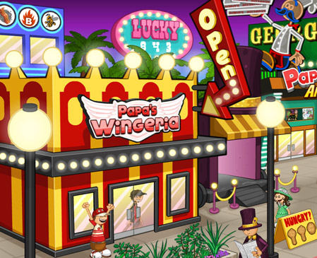 Papa's Wingeria - the perfect free game for foodies